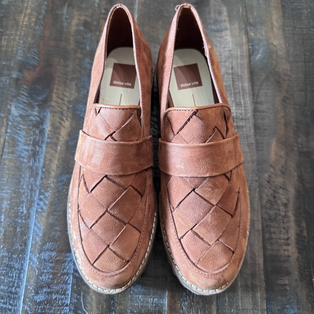 Dolce Vita Aubree Woven Loafers EUC